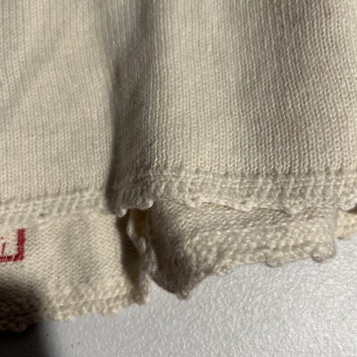 Heirloom collectibles Christmas collection 2004 cream colored Cardigan Damaged - Picture 9 of 15