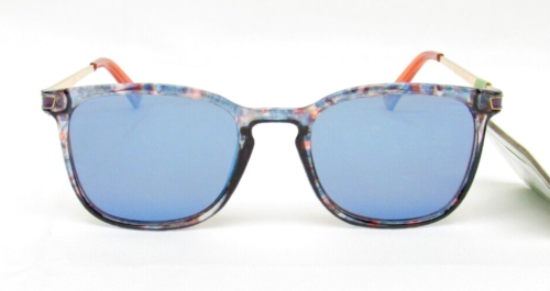 PANAMA JACK PINK AND BLUE MARBLE BLUE MIRRORED SUNGLASSES PJ 90 PNK - Picture 1 of 3