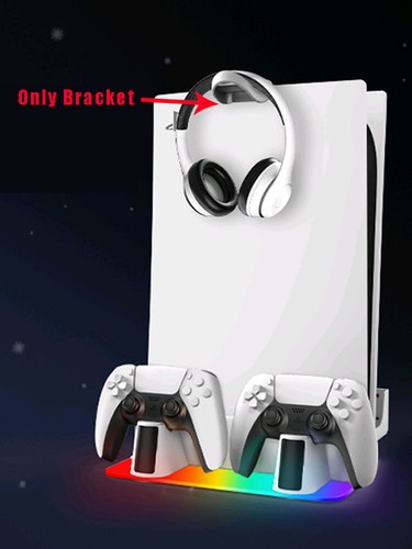 Headphone Wall Mounts Holder Bracket Hangers Storage Stand For PS5/XBOX Host - Picture 11 of 11