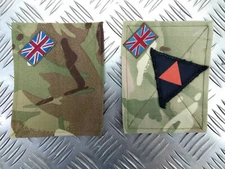 MTP Blanking Patches with 3rd UK Division Triangle TRF Genuine British Army
