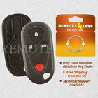 New Replacement Keyless Entry Remote Shell Case Fob For Acura Cl Rl Tl Tsx (For: Acura Cl)