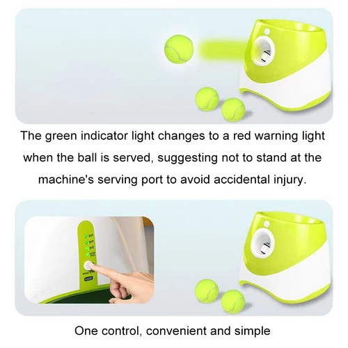 Automatic Dog Ball Launcher Pet Play Toys Ball Thrower Fetch Machine For Dogs - Picture 5 of 7