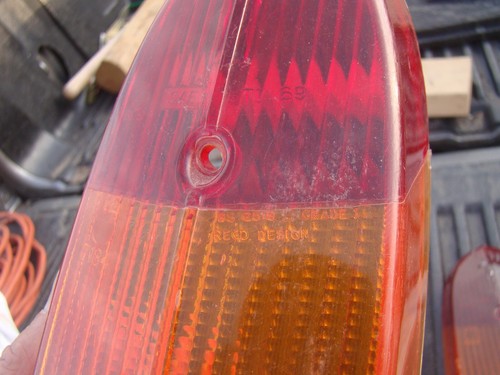 Lucas L840 MGB Midget Rear Light Chrome Base and Lenses Lot for Parts - Bild 9 von 21