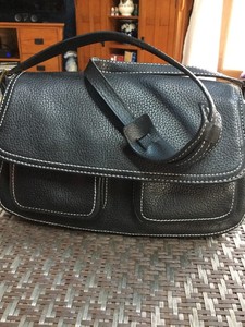 Nwot Ann Taylor Loft Leather Shoulder Bag Purse Black Ebay Image Is Loading Nwot Ann Taylor Loft Leather Shoulder Bag Purse