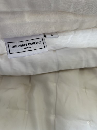 LUXURIOUS WHITE COMPANY DOUBLE IVORY SILK EIDERDOWN BEDSPREAD QUILTED THROW - Picture 8 of 18