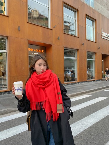 Men's and Women's Oversized Fine Cashmere Wool Blanket Shawl Wrap Warm Scarf2024 - Picture 2 of 33