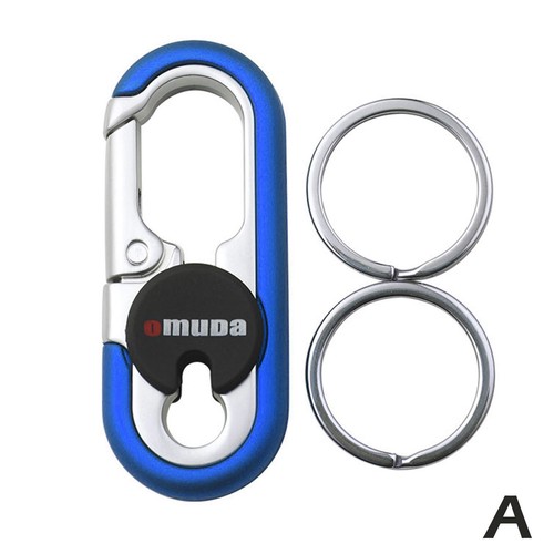 .#For Omuda Secure Key Clips Carabiner Chain Bikes Cars Key Rings - Foto 13 di 14