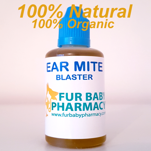 Ear Mite Blaster & Wax Dog Ear Cleaner Oil Drops 100 Natural Product