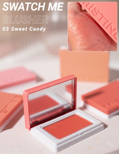 Mistine swatch me blusher 5.5g Blush On Thai Quality Make Up Beauty Matte Shimme - Picture 26 of 45