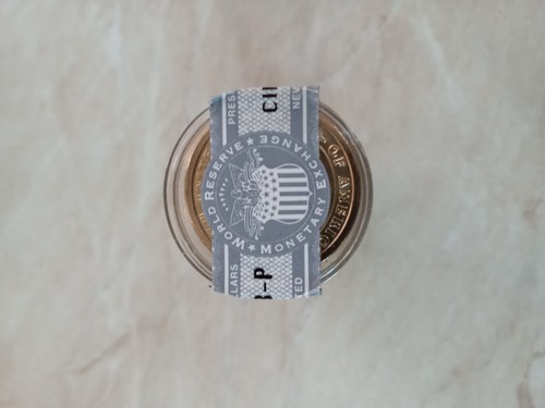 2008 P John Quincy Adams Präsidentendollar ballistische Rolle - bankfrisch. Versiegelt - Bild 7 von 10