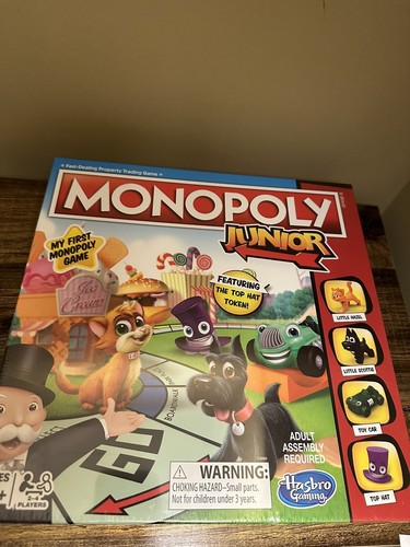 Hasbro Gaming Monopoly Junior Board Game NEW Sealed - Picture 3 of 3