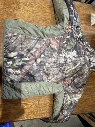 Mossy Oak Jacket Womens L Camo Pink Puffer Coat Hunting Thinsulate - Picture 7 of 7