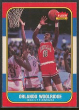 1986-87 Fleer #130 Orlando Woolridge