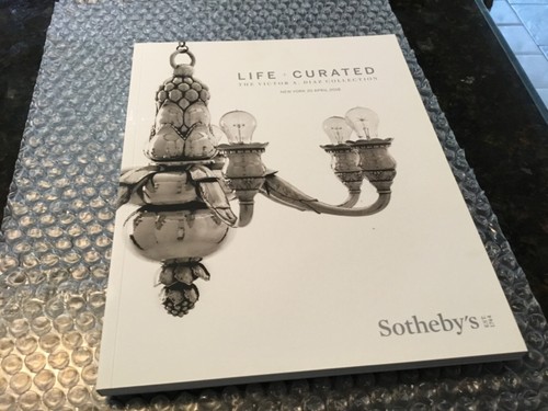 SOTHEBY'S AUCTION CATALOG LIFE CURATED VICTOR A. DIAZ 4.20.18-SILVER ETC. - Bild 1 von 2