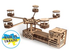 Mechanical wooden puzzle CAROUSEL Construction Set for Self-assembly - From UA