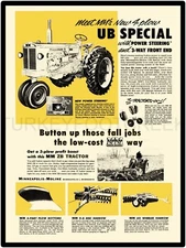Minneapolis Moline UB Special 9" x 12" Metal Sign