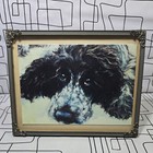 Vintage Metal Picture Frame with Glass