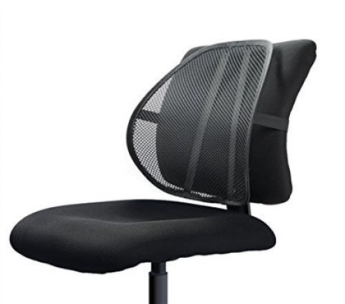 Buiten adem flexibel Ontvanger Lumbar Support For Office Chair Car Mesh Back Pain Relief Posture Corrector  Desk | eBay