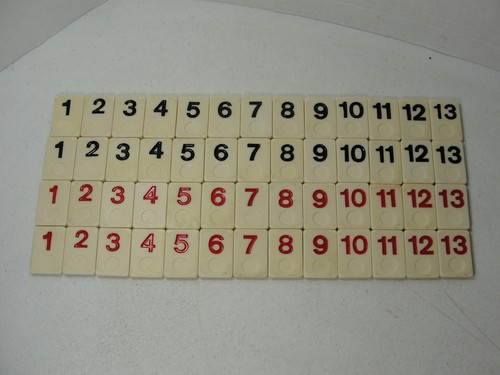 Vtg 1970s Rummy-O Rummikub Game No Instructions Faux Leather Carrying Case - Picture 2 of 6