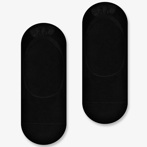 Footies women's ballerina bamboo Steven 036 trainer socks footies with silicone - Picture 10 of 18