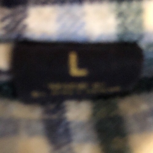 Roundtree & Yorke Shirt Size Large Mens Blue Green & White Button Down LBB76 - Picture 3 of 5