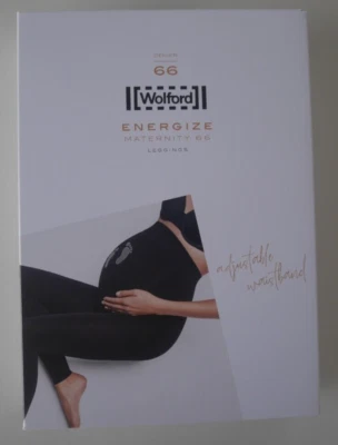 NEUF & OVP Wolford MATERNITY 66 Leggings Grossesse XS Noir 66 DEN - Photo 1/4