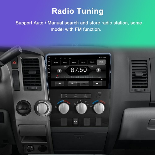 10.1" For Toyota Tundra 2007-2013 Sequoia Carplay GPS Car Stereo Radio NAVI Auto - Picture 11 of 16