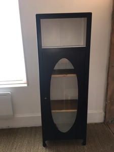 Armoire Parisienne Vitrine 1 Portes Ebay