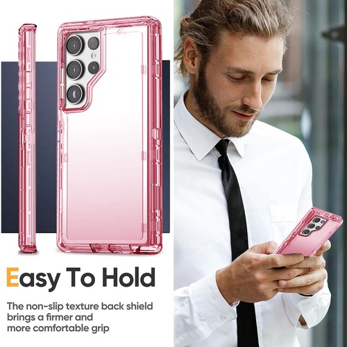 For Samsung S25 S24 S23 S22 S21 S20 Ultra/+ Case Shockproof Hybrid Clear Cover - Picture 35 of 49