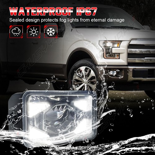 2015-2020 For F150 Crew Cab Pickup 4-Door 3.5L Bumper LED Fog Lights Lamp LH+RH - Picture 7 of 10