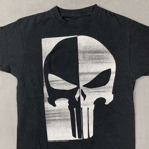 The Punisher Shirt Mens Large Black Marvel Graphic Tee - Picture 2 of 8
