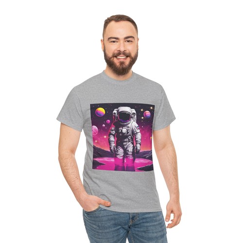 Astronaut Exploring Space Planet T Shirt - Picture 21 of 43