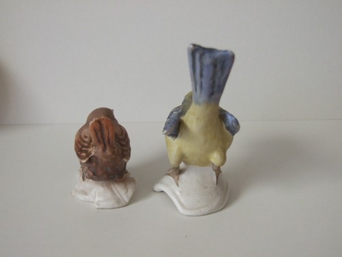 FIGURAS DE PÁJAROS GOEBEL ALEMANIA BLUE TITMOUSE CV34 & WREN 38 014 05 1976 - Imagen 4 de 7