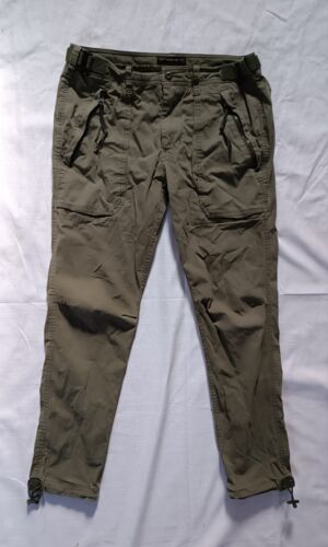 Abercrombie Loose Workwear Pant Olive Green 33x32