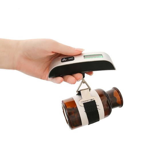 Electronic Portable Digital Luggage Scale Travel 50 KG Measures Weight Weighing - Picture 4 of 8