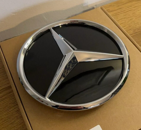 Silber Logo FüR Mercedes-Benz 2016-2023 Neu W213 Grille Stern Emblem A0008880100-image