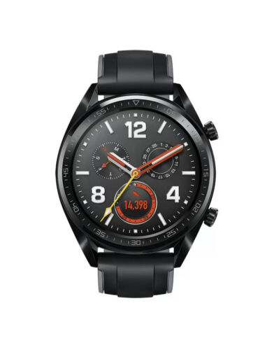 New Huawei Watch GT 128MB FTN-B19 Black Stainless Steel Bluetooth Smartwatch - Picture 2 of 6