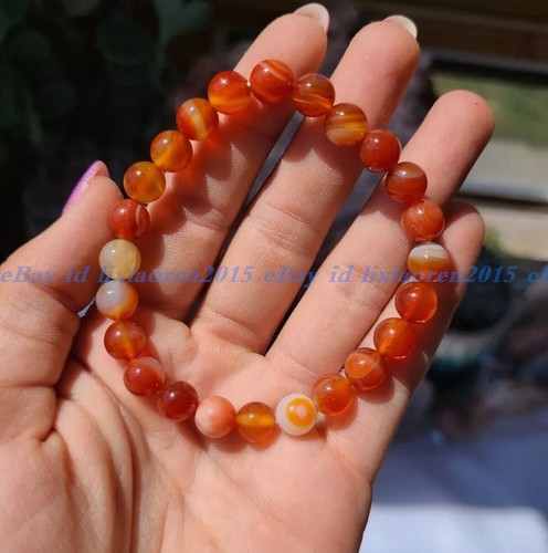 8mm Stretchy Crystal Bracelets Assorted Natural Gemstone Beads Healing Reiki - Picture 35 of 58