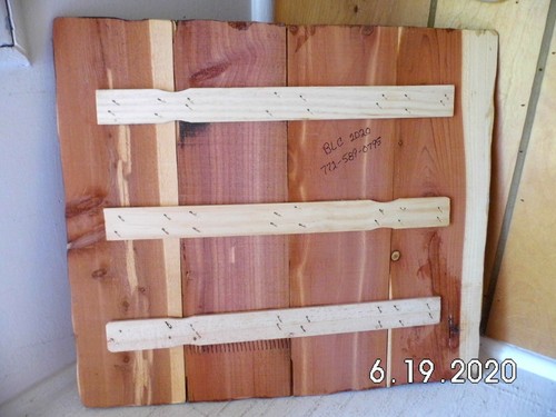 Handmade Cedar Wooden Inver House Scotch Whiskey Green Plaid Sign/KeyHolder 2020 - Picture 11 of 12
