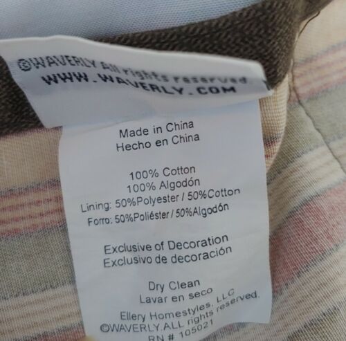 Waverly Napoli Espresso Scalloped Peek A Boo Valance 54" x 18" (#113) - Picture 9 of 11