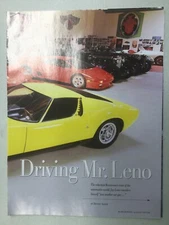 Misc 2786 Article Collector Driving Mr. Jay Leno Just Another Car Guy 8/1997 9pg