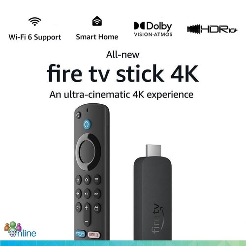 Amazon Fire TV 4K Ultra HD Stick With All-New Wifi-6 Alexa Voice Remote 2023 - Picture 3 of 5