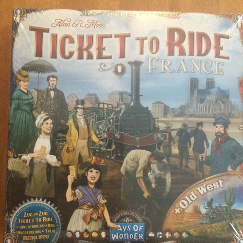 Ticket to Ride Board Game France + Old West New/Sealed Alan R Moon
