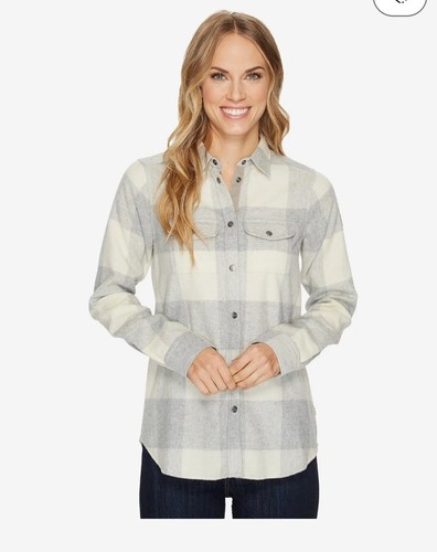 fjallraven Fog Chalk White Canada Shirt Lrg