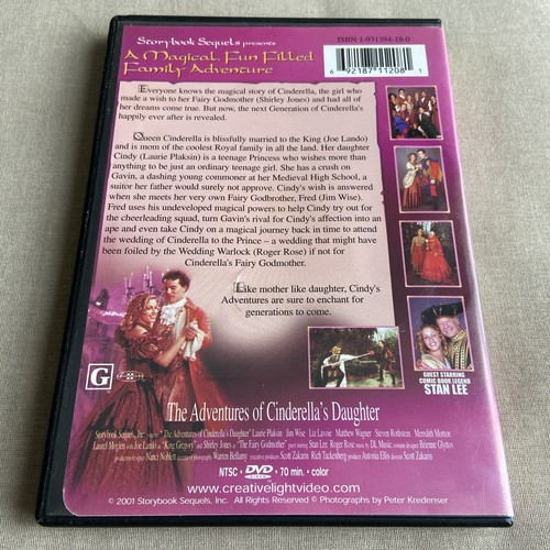 The Adventures of Cinderella's Daughter (DVD 2000) Shirley Jones Stan Lee Shiers - Picture 2 of 5
