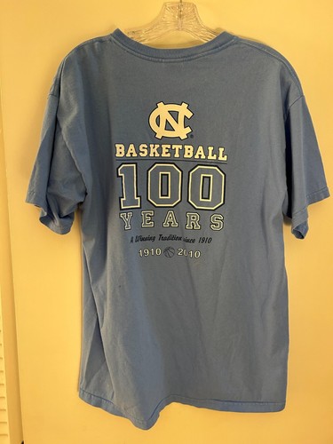 UNC T-shirt: 100 Years of Basketball 1910-2010 - Picture 2 of 2