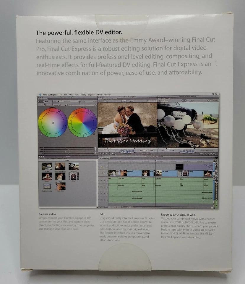 Vintage Apple Final Cut Express - Edit Like A Pro, Sealed. - Image 2 of 4