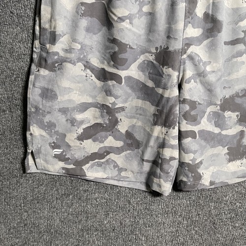 Fabletics The 7" Fundamental Short Mens Sz L Gray Camo Lined - Picture 5 of 14