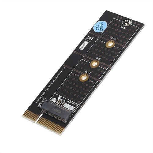 M.2 Nvme Black PCI- E Riser Card Supports 2260/2280 Type M.2 Card Dimension - Photo 3/8