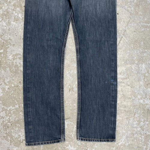 Levis Jeans Mens 32x30 Blue Pants 513 Slim Straight Cowboy Faded Denim Tag 32x32 - Picture 6 of 19